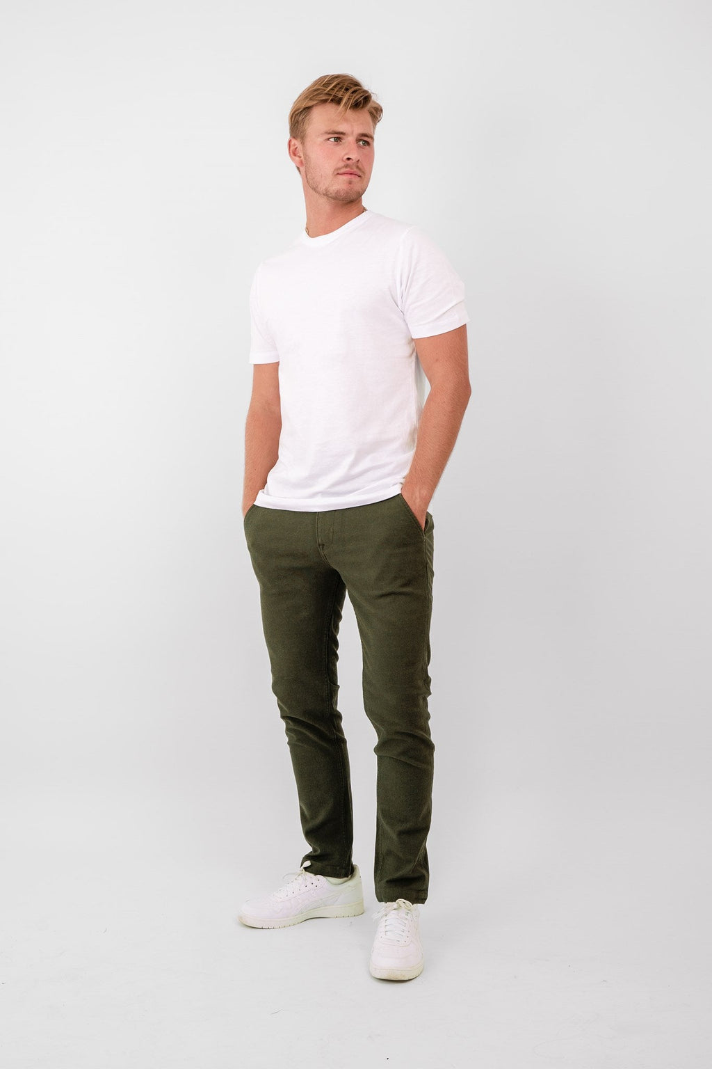 La performance originale Structure Pantalon (régulier) - vert foncé