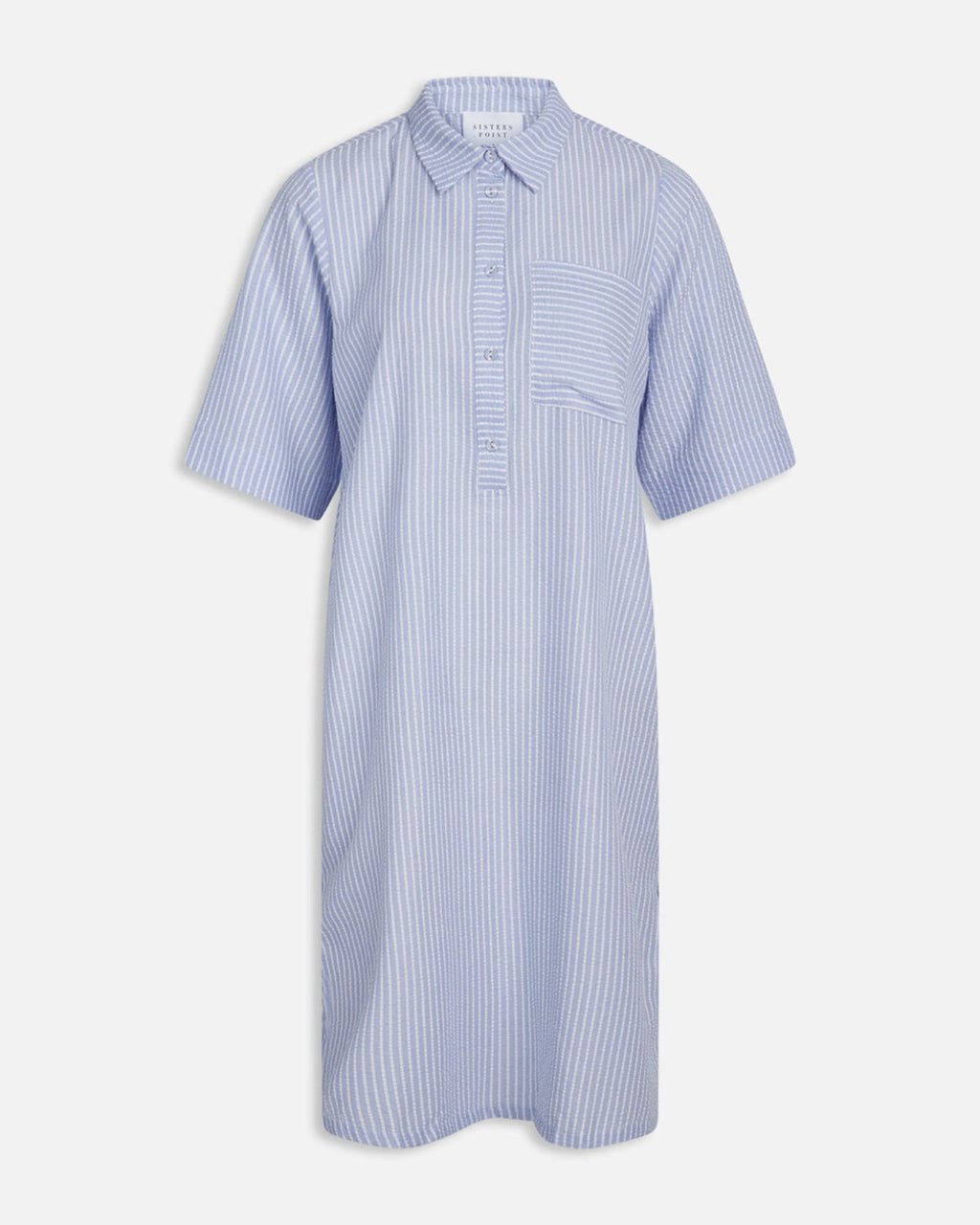 Vata Dress - Blue/White