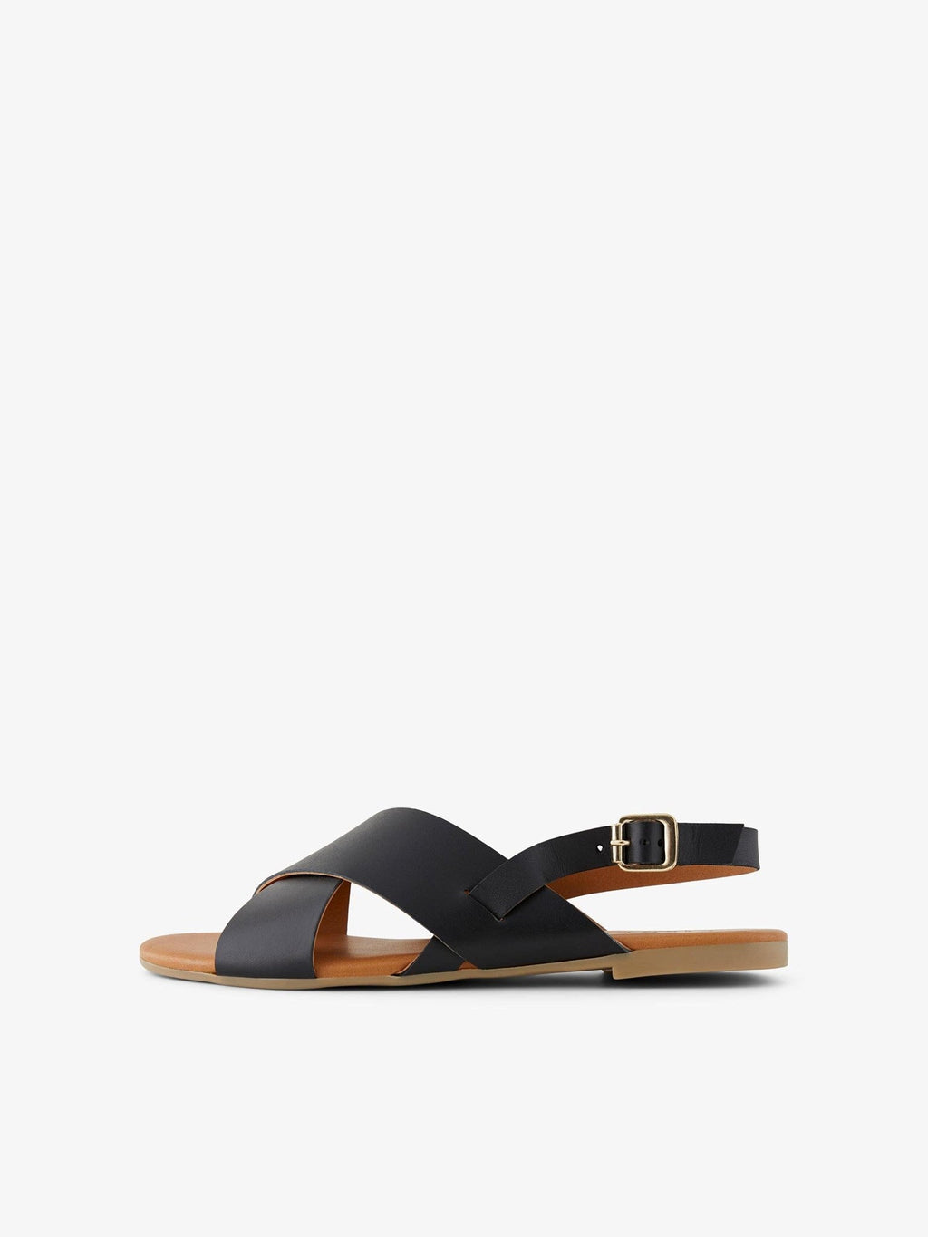 Sandale en cuir Veronica - noir